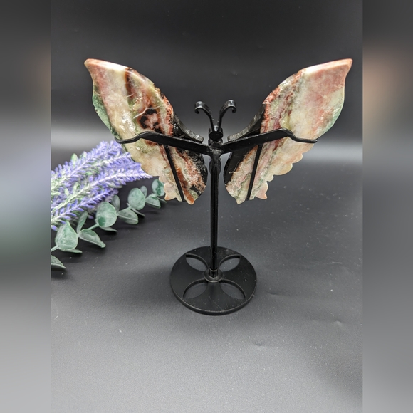 Ocean Jasper Butterfly Wings - Picture 2 of 3